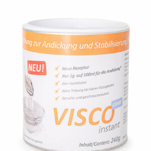 SmoothFood® VISCO Clear Instant Thickener for Hot and Cold Liquids 240g